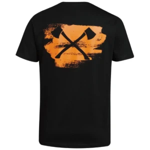 Stihl T-shirt SCRATCHED AXE sort Str L