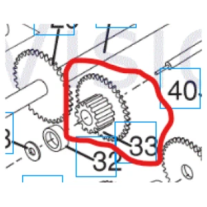 Gear and Gear Asm.( 5321021-21 )