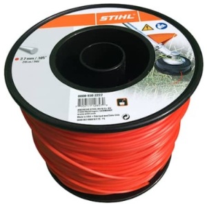 Trimmersnørre Rød 2,7mm x 208m
